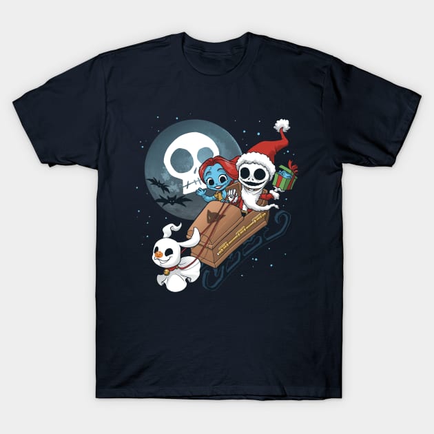 Merry Nightmas T-Shirt by Dooomcat